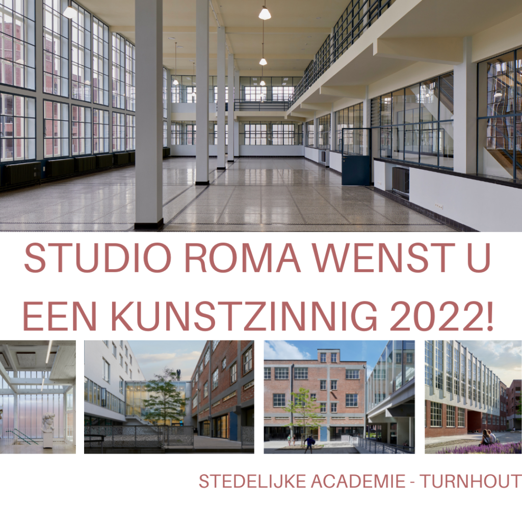 Studio Roma wenst u een kunstzinnig 2022!